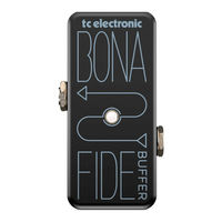 TC Electronic BONAFIDE BUFFER Schnellstartanleitung