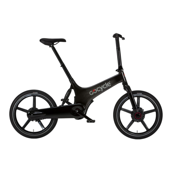 Gocycle G3 Kurzanleitung