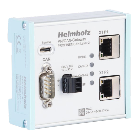 helmholz 700-671-PNC01 Schnellstartanleitung