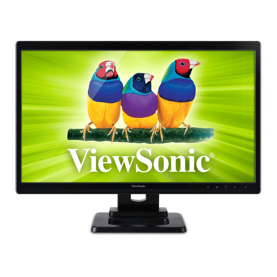 ViewSonic TD2420 Bedinungsanleitung