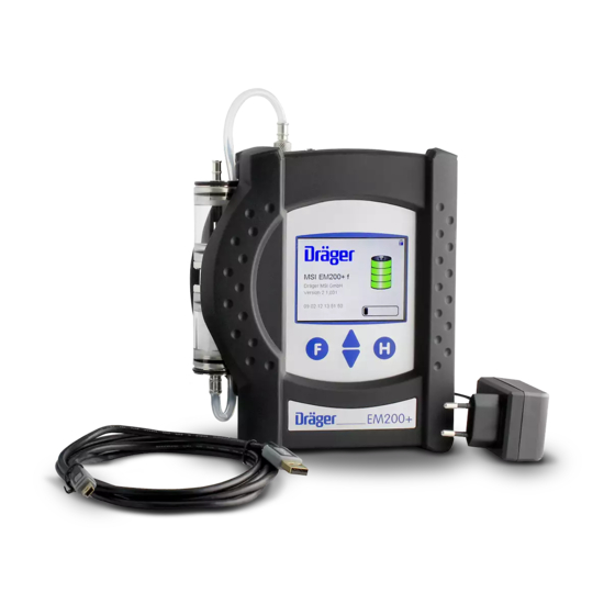 Dräger MSI EM200plus Bedienungsanleitung