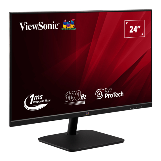ViewSonic VA2432-MHD Bedienungsanleitung