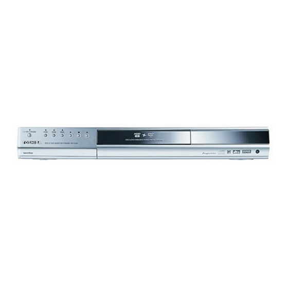 Toshiba RD-XS34SG Bedienungsanleitung