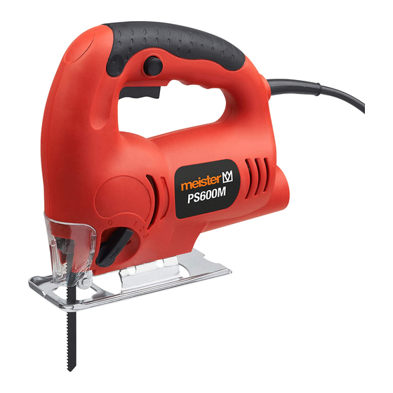 Meister PS600M Originalbetriebsanleitung