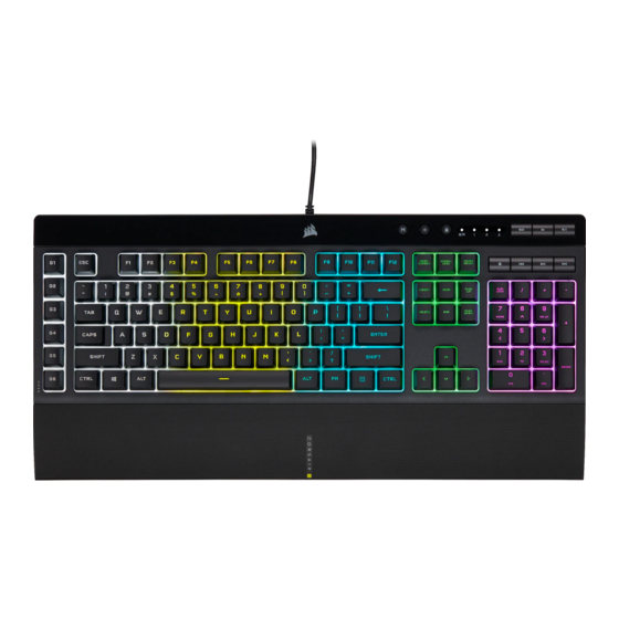 Corsair K55 RGB Handbuch