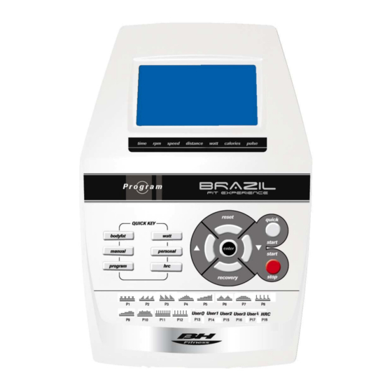 BH FITNESS G2376D Bedienungsanleitung