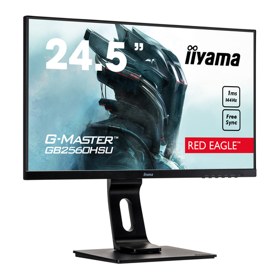 iiyama G-MASTER GB2560HSU Bedienungsanleitung
