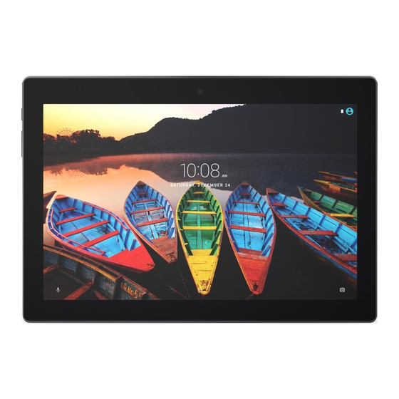 Lenovo TAB3 10 Plus Sicherheit, Garantie Und Kurzanleitung