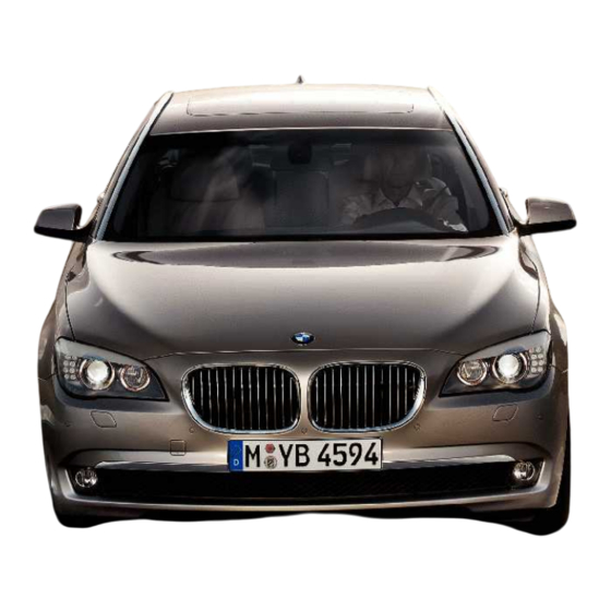 BMW 730i 2009 Bedienungsanleitung