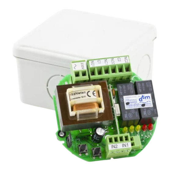 DTM System UVR-2 Bedienungsanleitung