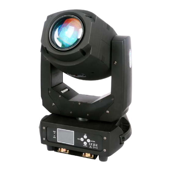 Etec LED Moving Head E200 Spot & Beam Bedienungsanleitung