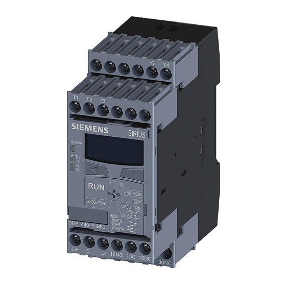 Siemens 3RS1440 Betriebsanleitung