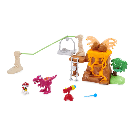 Spin Master PAW PATROL DINO VOLCANO PLAYSET Bedienungsanleitung