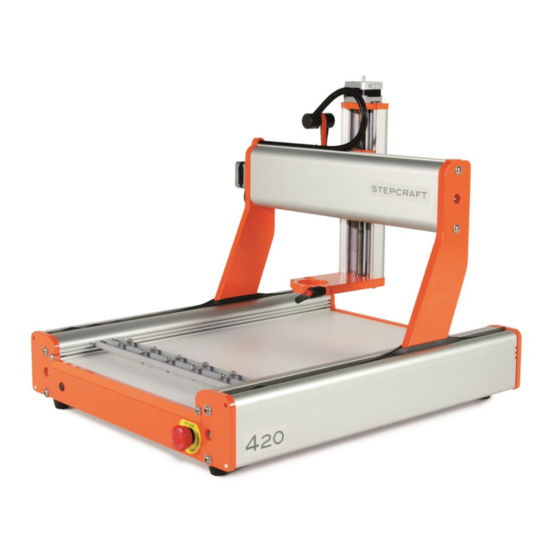 STEPCRAFT 210 Erste Schritte