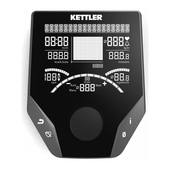 Kettler Advanced Display Computeranleitung