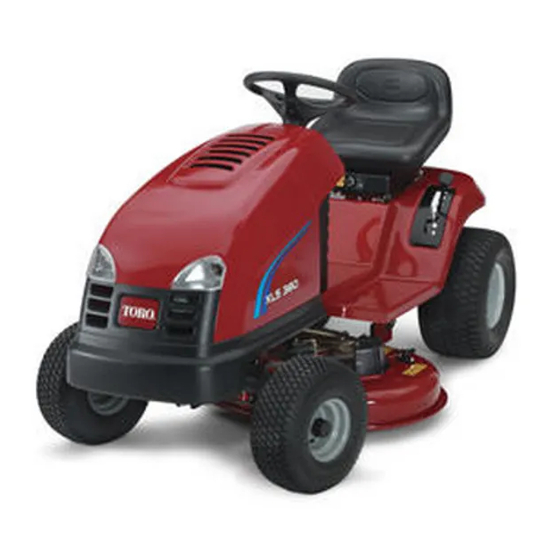 Toro XLS 420T Handbücher