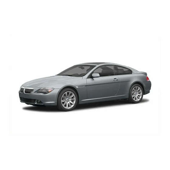 BMW 630i Handbücher