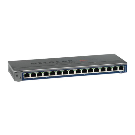 NETGEAR ProSafe Plus FS116E Installationsanleitung