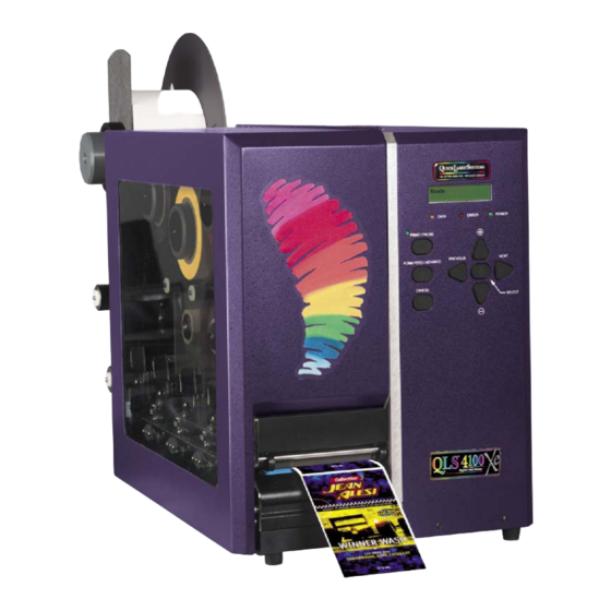 QuickLabel QLS-4100 Xe Installation Und Betriebsanleitung