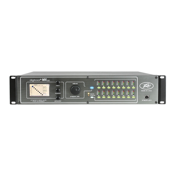 Peavey DIGITOOL MX16 Bedienungsanleitung