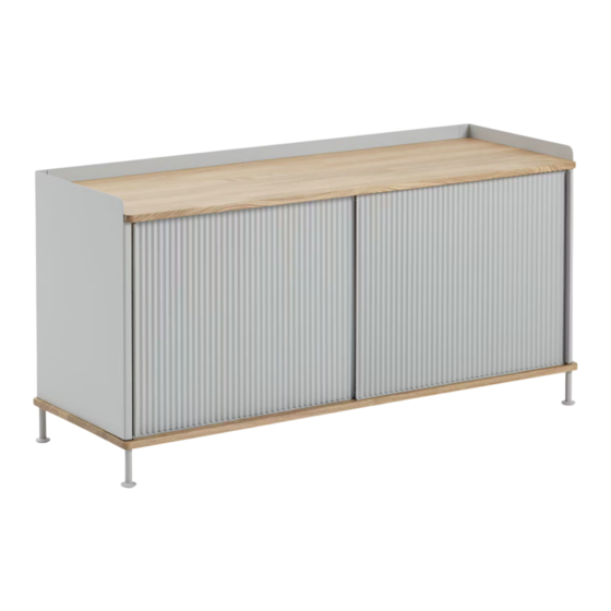 muuto ENFOLD SIDEBOARD Montageanleitung