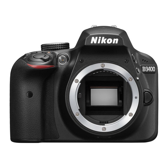 Nikon D3400 Handbuch