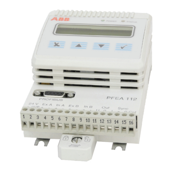 ABB PFEA 111 Benutzerhandbuch