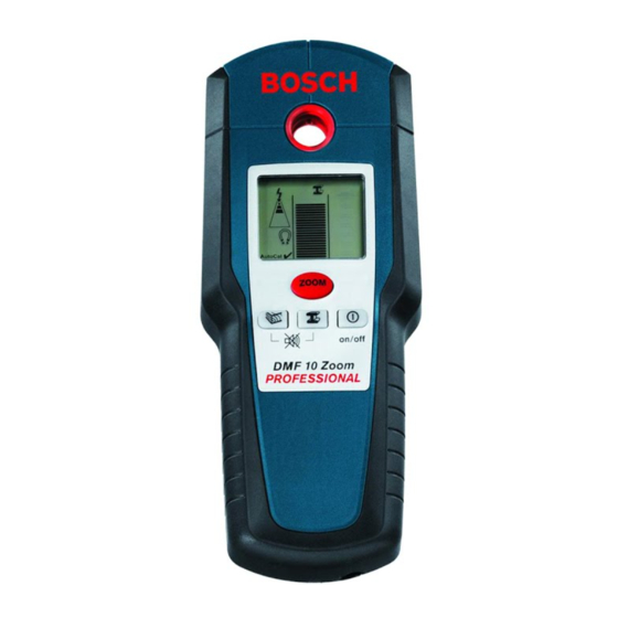 Bosch DMF 10 Zoom PROFESSIONAL Bedienungsanleitung