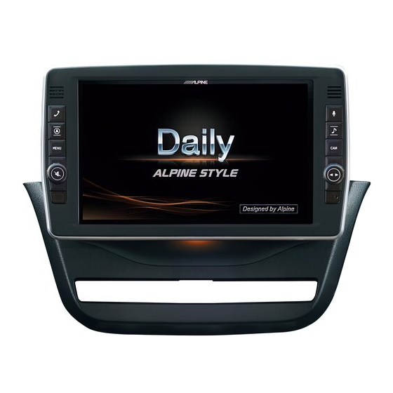 Alpine X903D-ID Einbauanleitung
