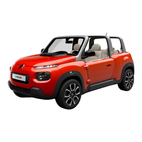 CITROËN E-MEHARI Bedienungsanleitung