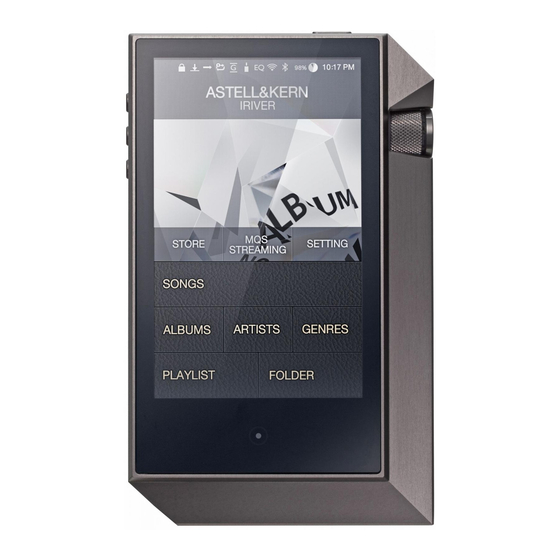 Astell & Kern AK240 Bedienungsanleitung