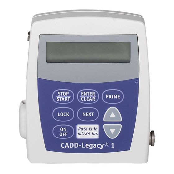 Smiths Medical CADD-Legacy 1 Bedienungsanleitung