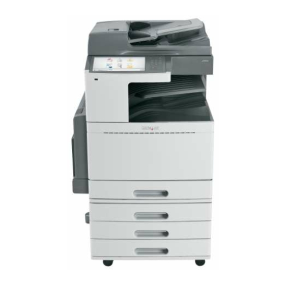 Lexmark X950 Serie Benutzerhandbuch