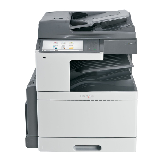 Lexmark X950 Serie Benutzerhandbuch