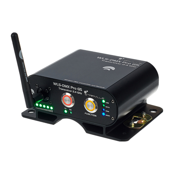 thomann Stairville WLS-DMX Pro G5 Bedienungsanleitung