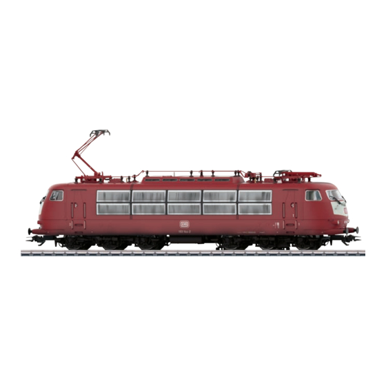 Märklin 103 Serie Bedienungsanleitung