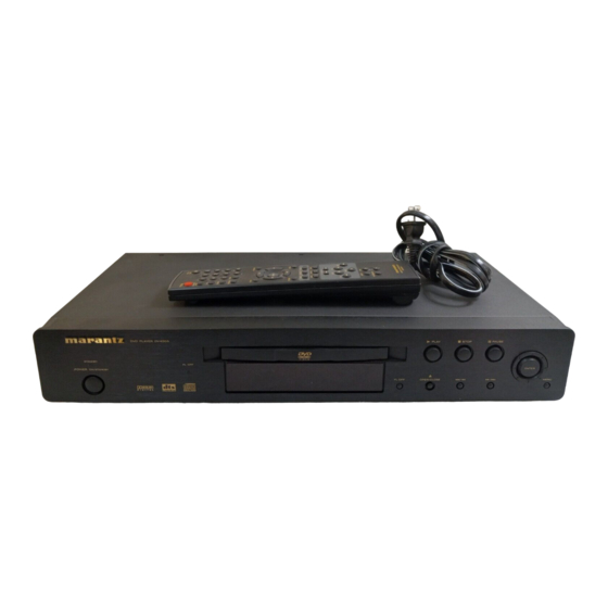 Marantz DV 4500 Handbuch