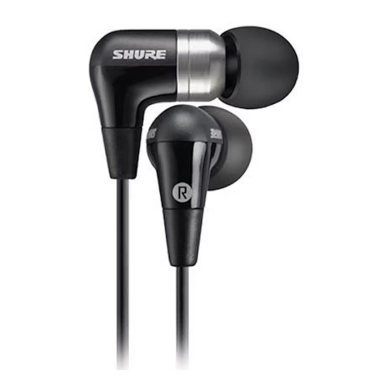 Shure E4g Bedienungsanleitung