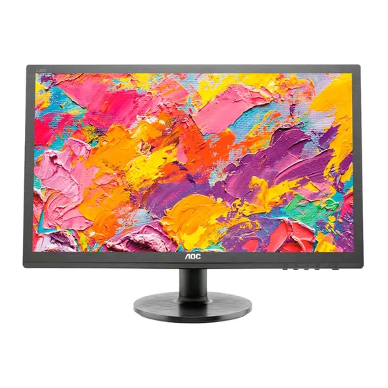 AOC E2260SWDA Bedienungsanleitung