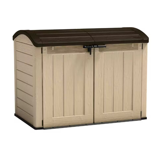 Keter STORE-IT-OUT ULTRA Gebrauchsanleitung