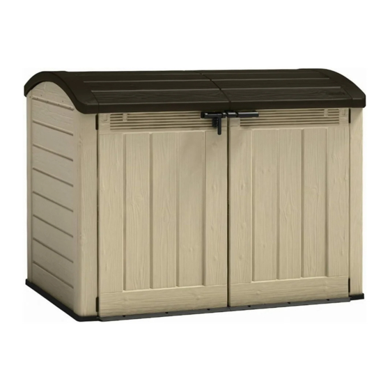 Keter Store it Out Ultra Gebrauchsanleitung