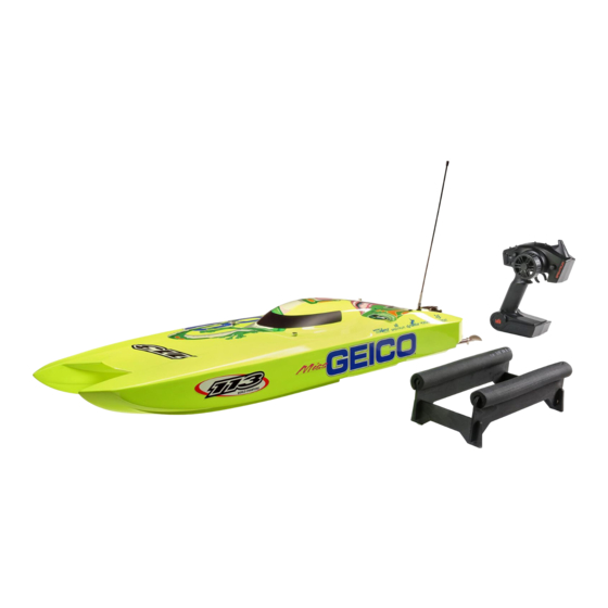 Horizon Hobby Pro Boat Miss GEICO Zelos Twin 36 Bedienungsanleitung