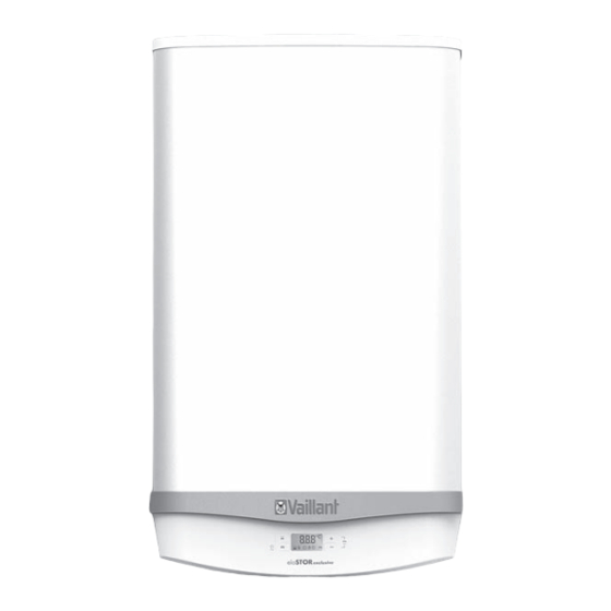 Vaillant eloSTOR exclusive VEH 50/8-7 Betriebsanleitung