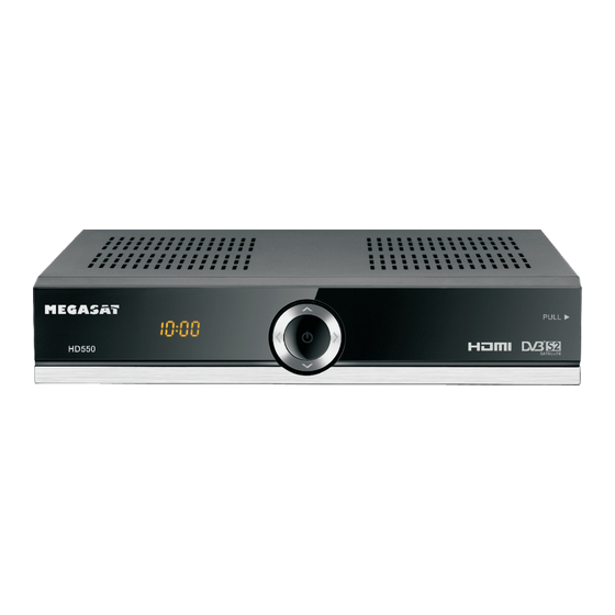 Megasat HD550 Bedienungsanleitung