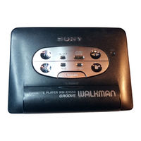 Sony WalkMan WM-EX552 Bedienungsanleitung