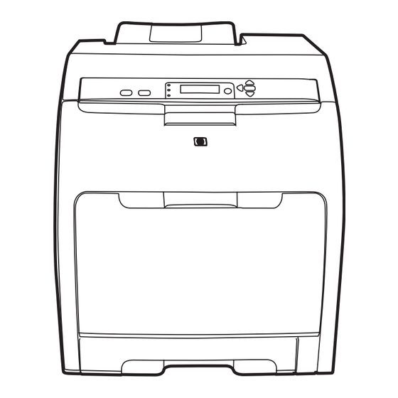 HP Color LaserJet CP3505 Serie Leitfaden Zur Inbetriebnahme