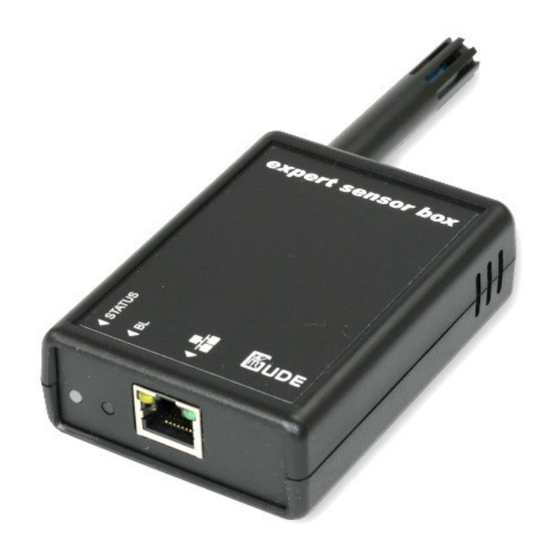 Gude Expert Sensor Box Bedienungsanleitung