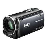 Sony HDR-GW77VE Bedienungsanleitung