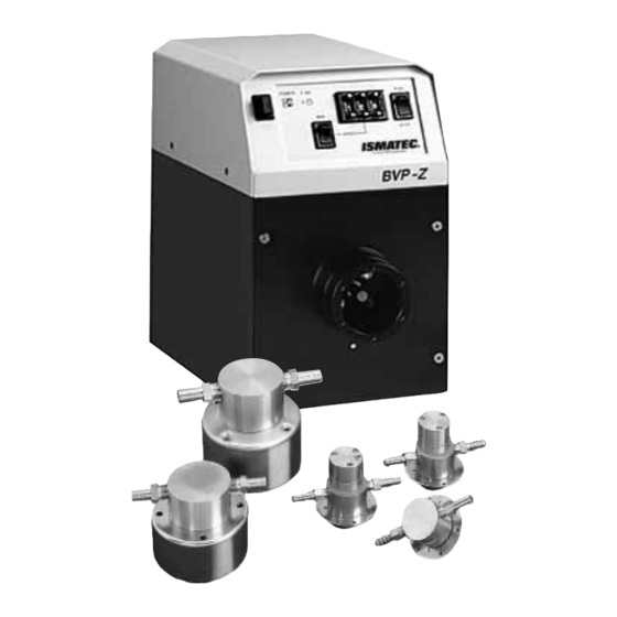 Ismatec BVP-Z Betriebsanleitung