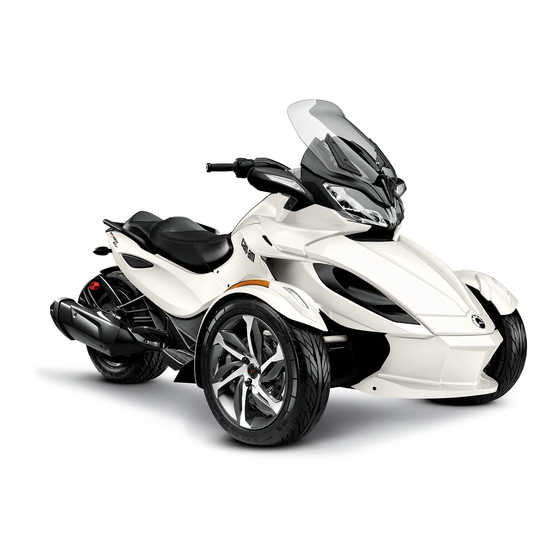 Can-Am Spyder ST Bedienungsanleitung Und Wartungsanleitung